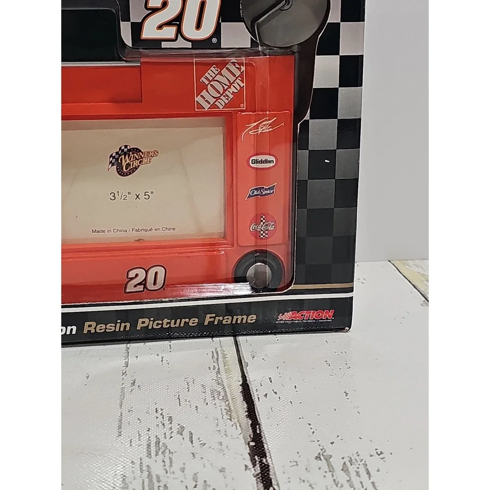 VTG Winner 's Circle The Home Depot #20 Tony Stewart Nascar Orange Picture Frame